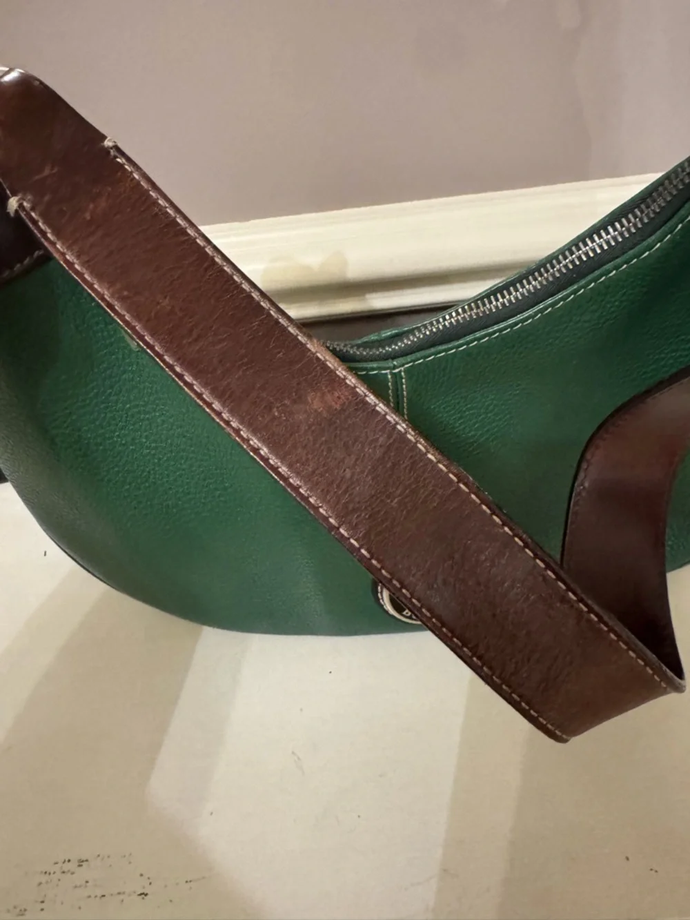 Dooney & Bourke pebbled green